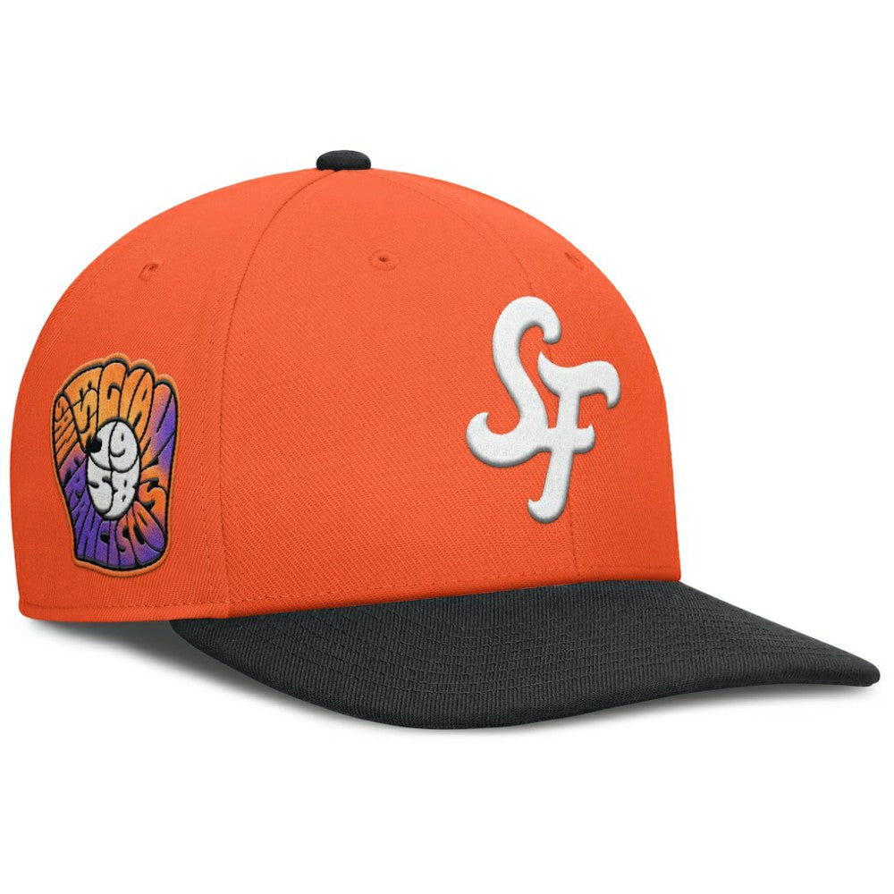 San Francisco Giants 2025 City Connect Pro Performance Snapback Hat Orange | Nike