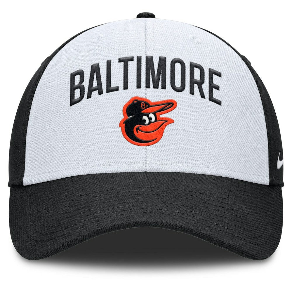 Baltimore Orioles Club Performance Adjustable Hat White/Black | Nike