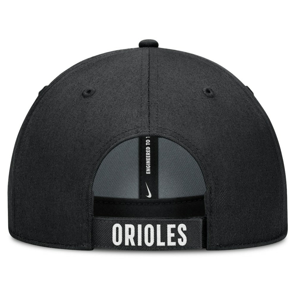 Baltimore Orioles Club Performance Adjustable Hat White/Black | Nike