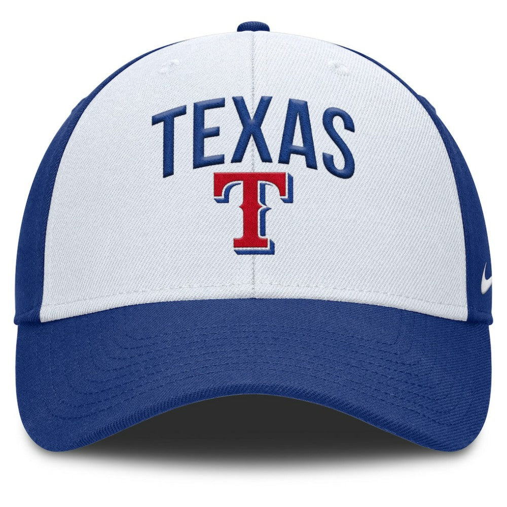 Texas Rangers Club Performance Adjustable Hat White/Royal | Nike