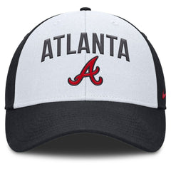 Atlanta Braves Club Performance Adjustable Hat White/Navy | Nike
