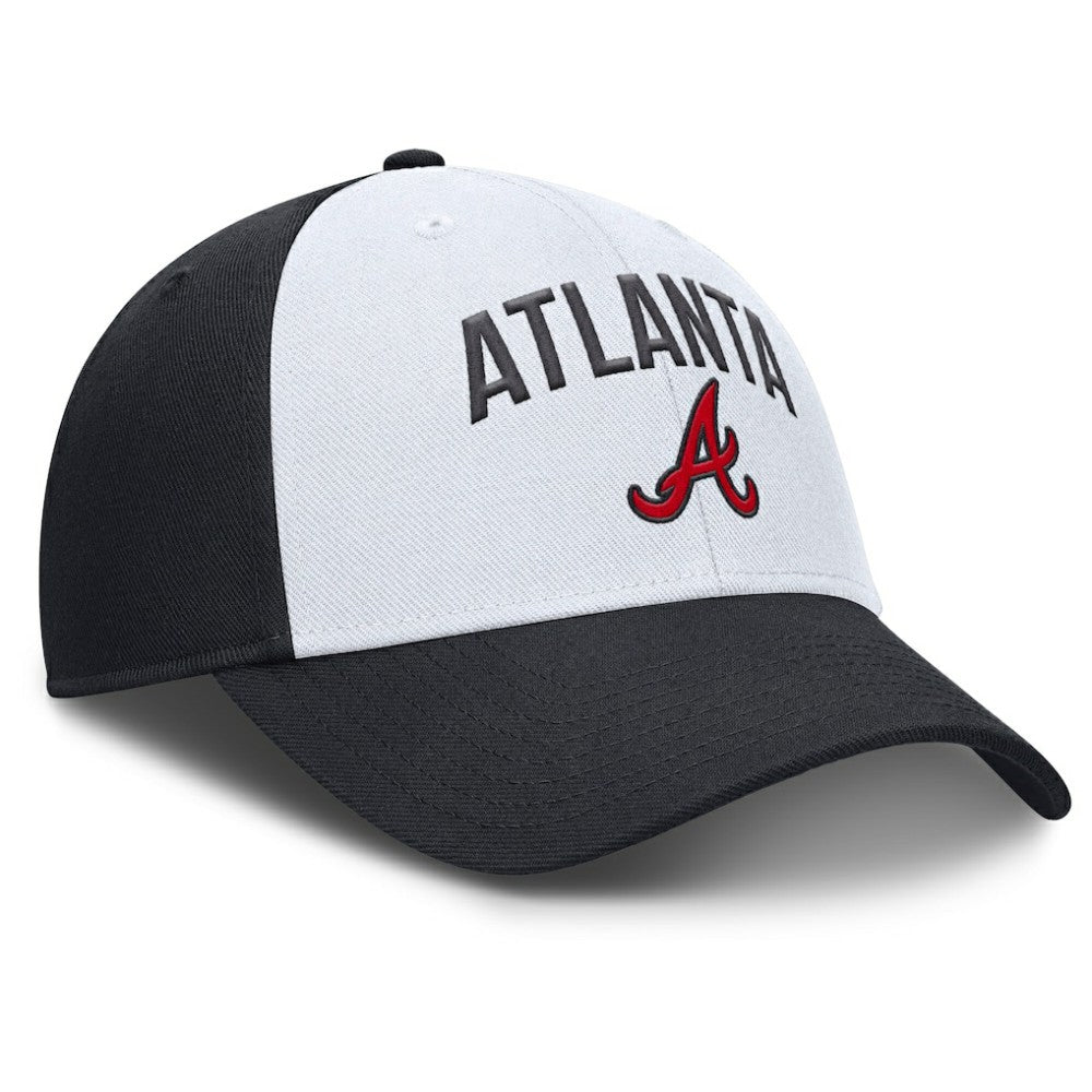 Atlanta Braves Club Performance Adjustable Hat White/Navy | Nike