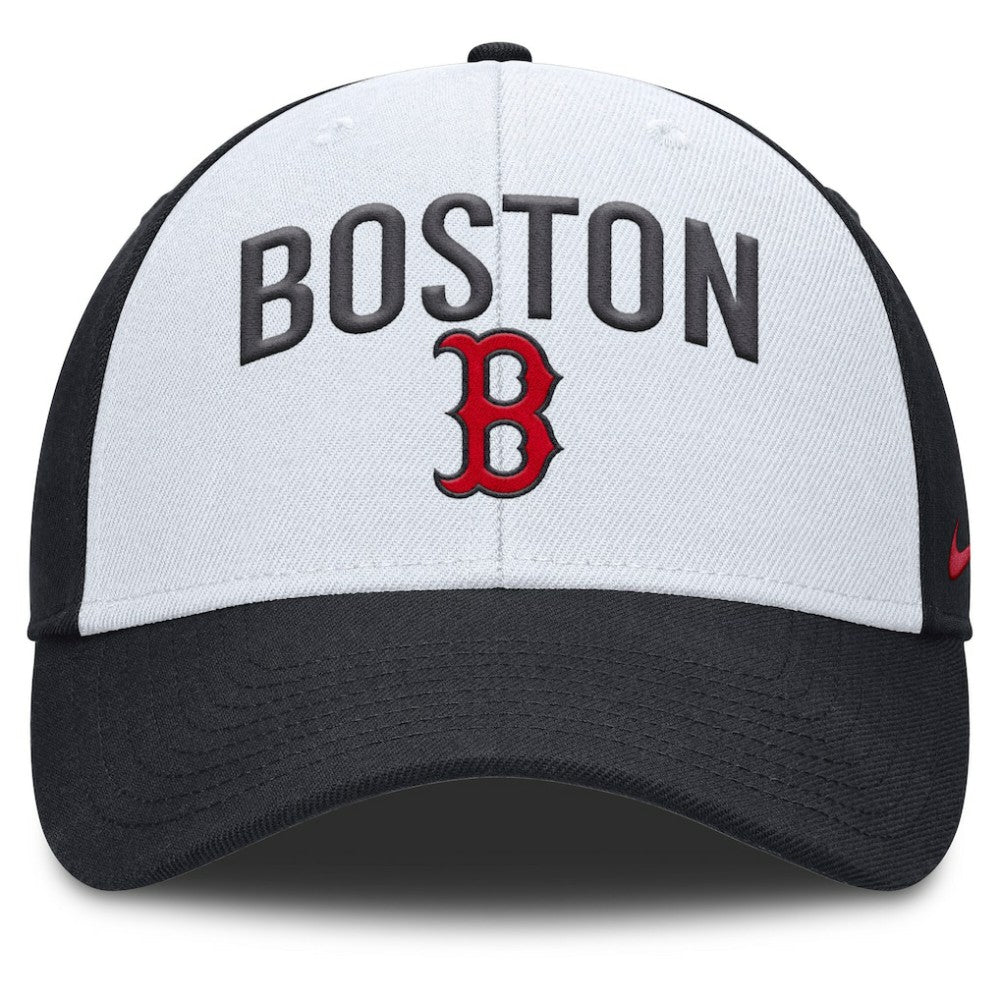 Boston Red Sox Club Performance Adjustable Hat White/Navy | Nike