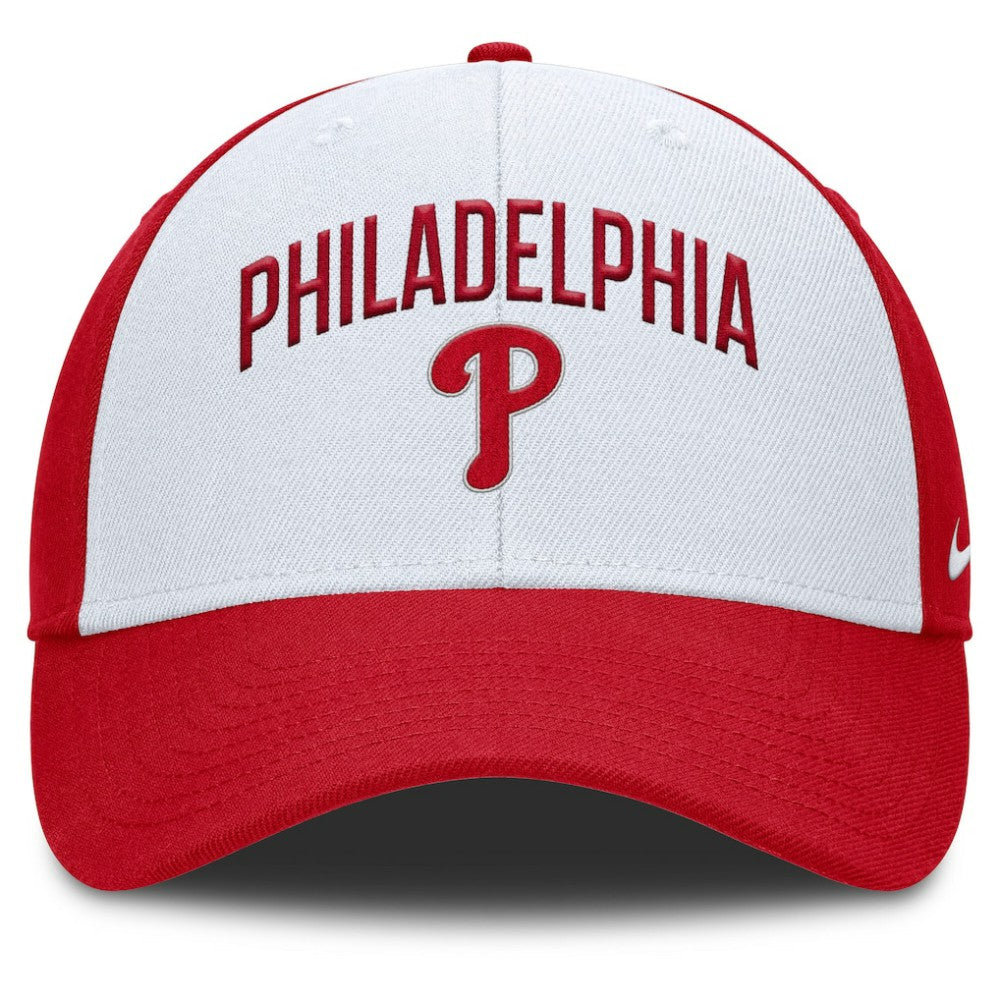 Philadelphia Phillies Club Performance Adjustable Hat White/Red | Nike