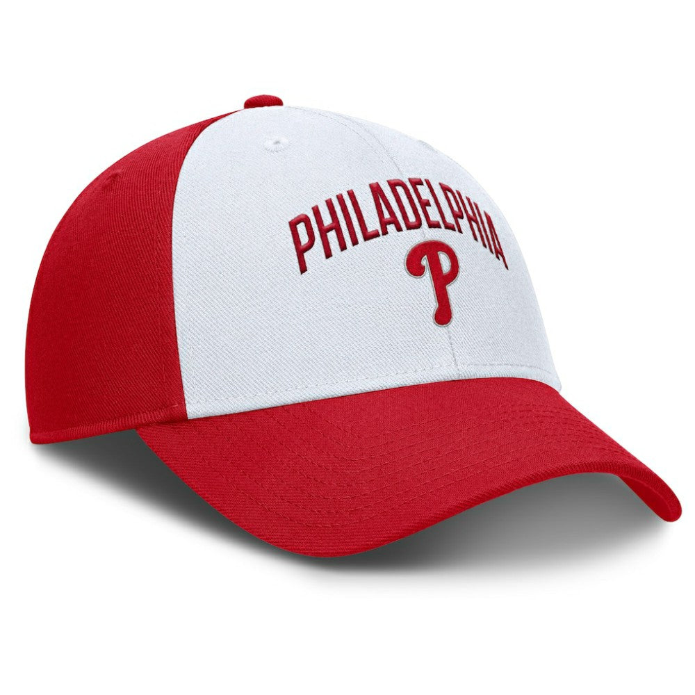 Philadelphia Phillies Club Performance Adjustable Hat White/Red | Nike