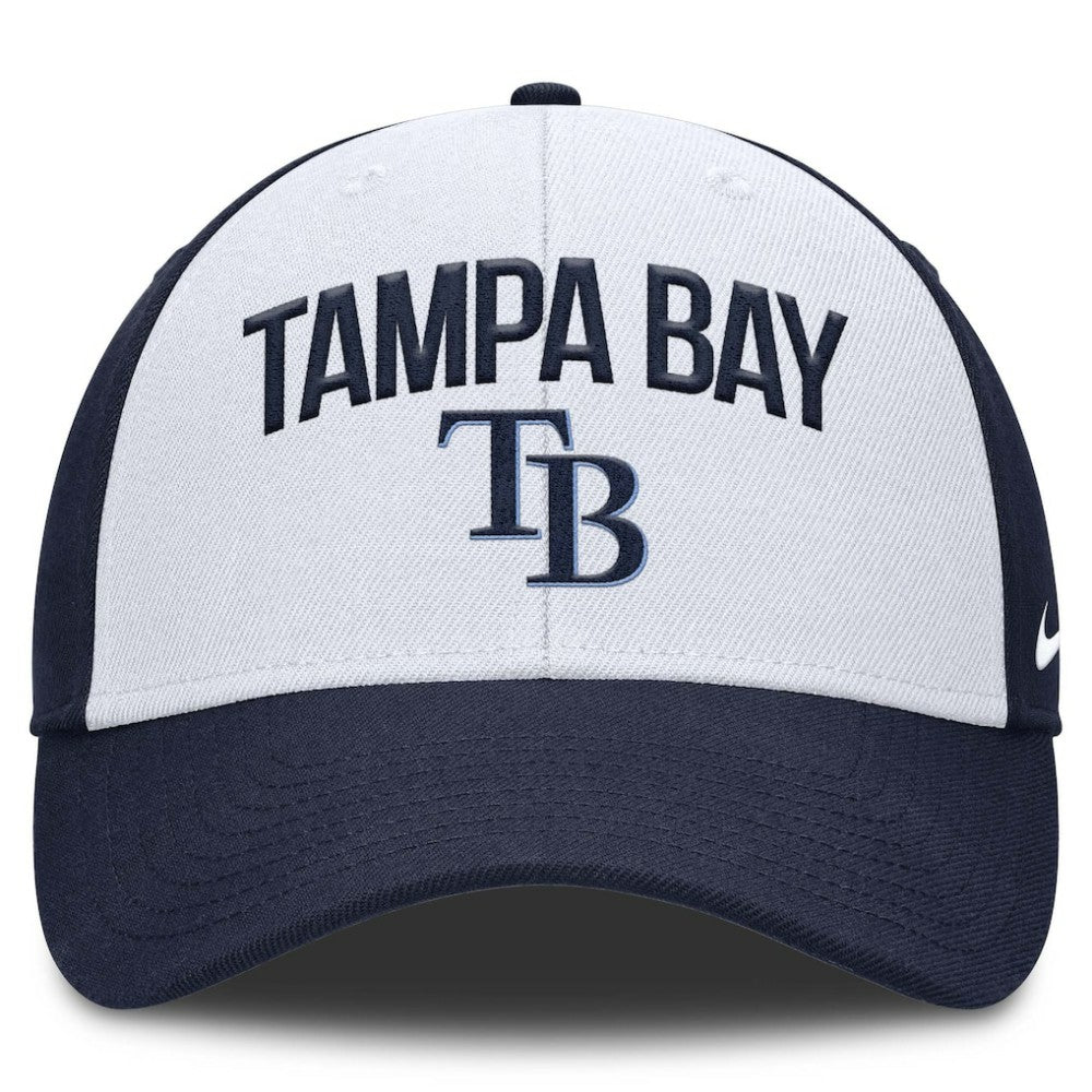 Tampa Bay Rays Club Performance Adjustable Hat White/Navy | Nike