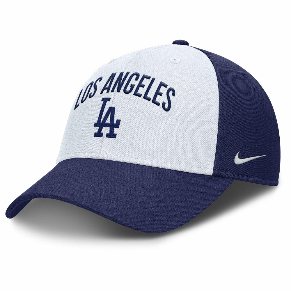 Los Angeles Dodgers Club Performance Adjustable Hat White/Royal | Nike