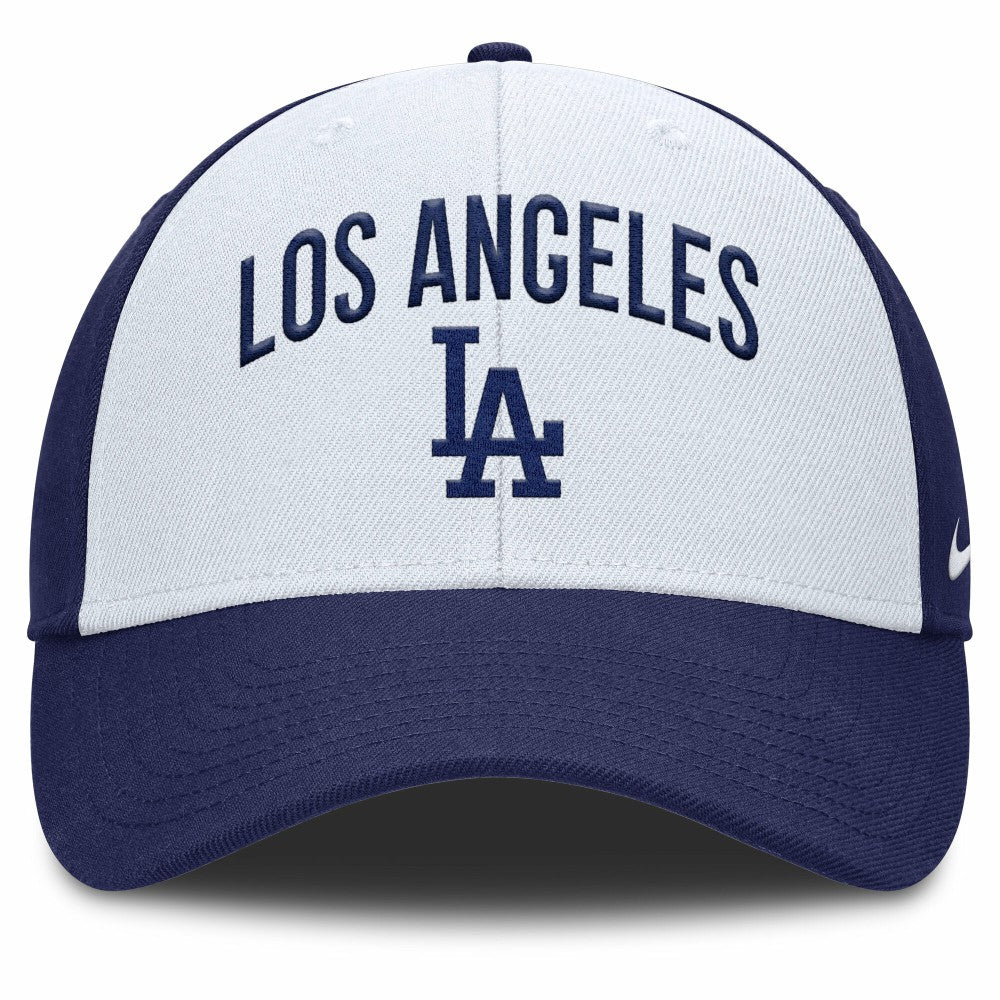 Los Angeles Dodgers Club Performance Adjustable Hat White/Royal | Nike