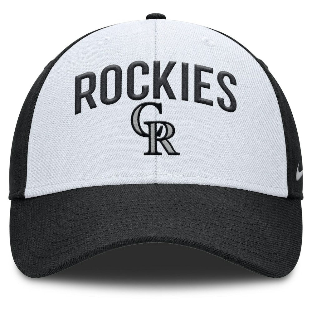 Colorado Rockies Club Performance Adjustable Hat White/Black | Nike