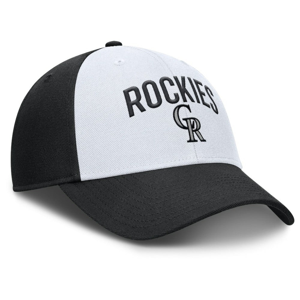 Colorado Rockies Club Performance Adjustable Hat White/Black | Nike