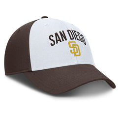 San Diego Padres Club Performance Adjustable Hat White/Brown | Nike