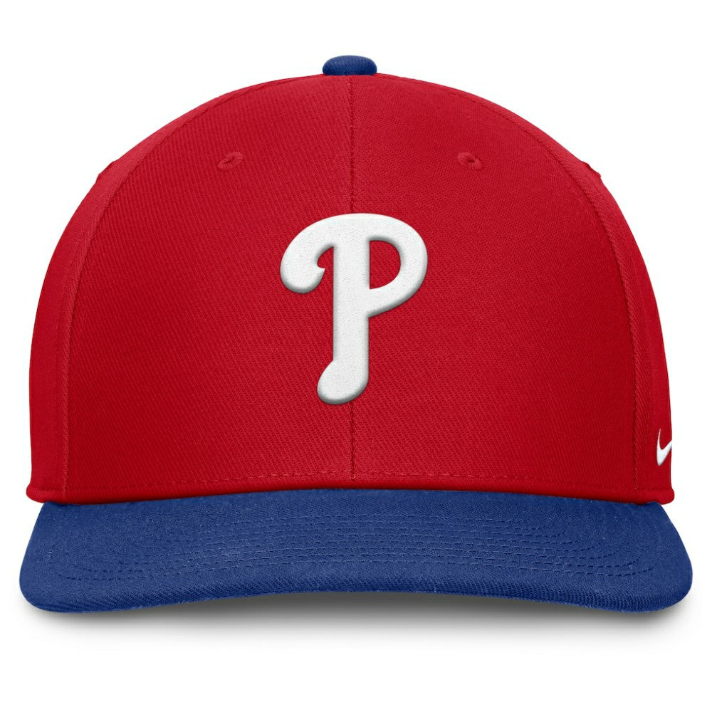 Philadelphia Phillies Pro Performance Snapback Hat Red/Royal | Nike