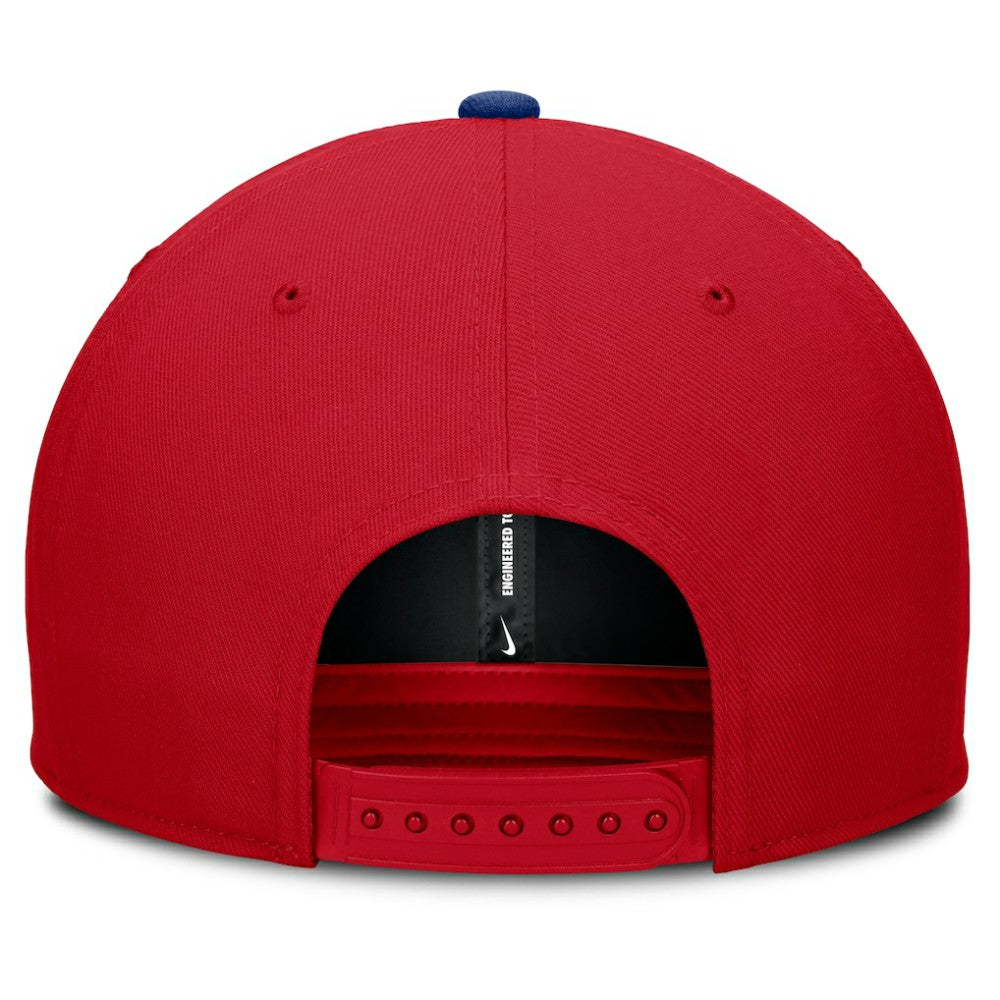 Philadelphia Phillies Pro Performance Snapback Hat Red/Royal | Nike