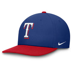 Texas Rangers Pro Performance Snapback Hat Royal/Red | Nike
