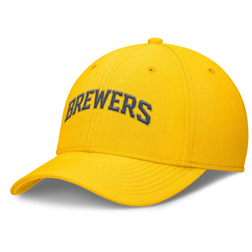 Milwaukee Brewers Rise Performance Flex Hat Gold | Nike