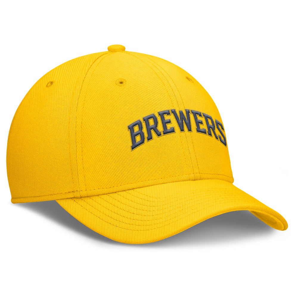Milwaukee Brewers Rise Performance Flex Hat Gold | Nike