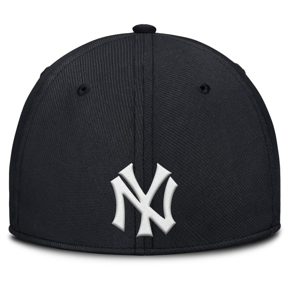 New York Yankees Rise Swoosh Performance Flex Hat Gray/Navy | Nike