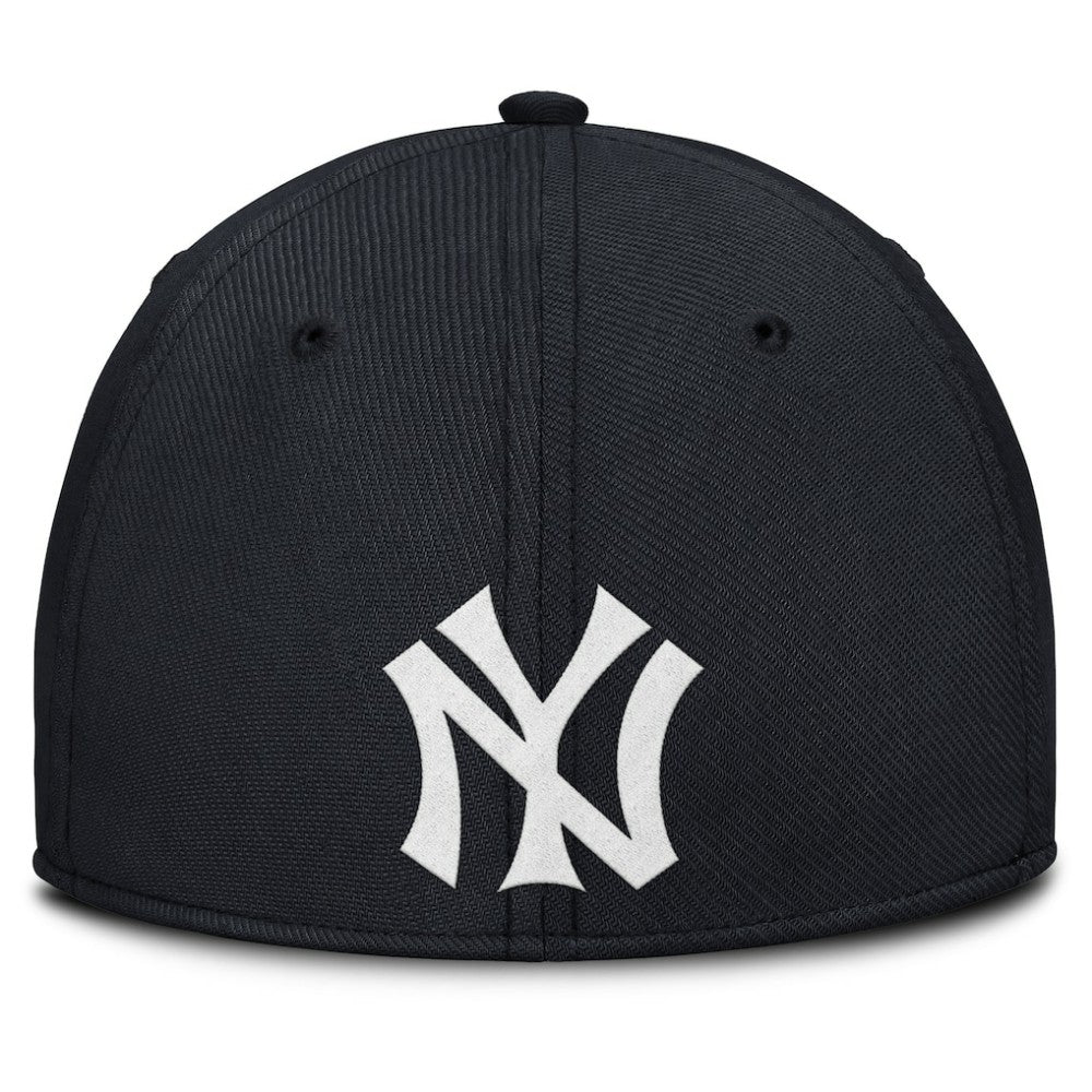 New York Yankees Rise Swoosh Performance Flex Hat Navy/Gray | Nike