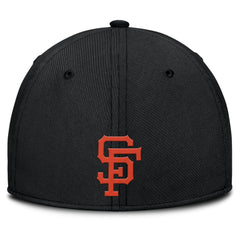 San Francisco Giants Rise Swoosh Performance Flex Hat Gray/Black | Nike