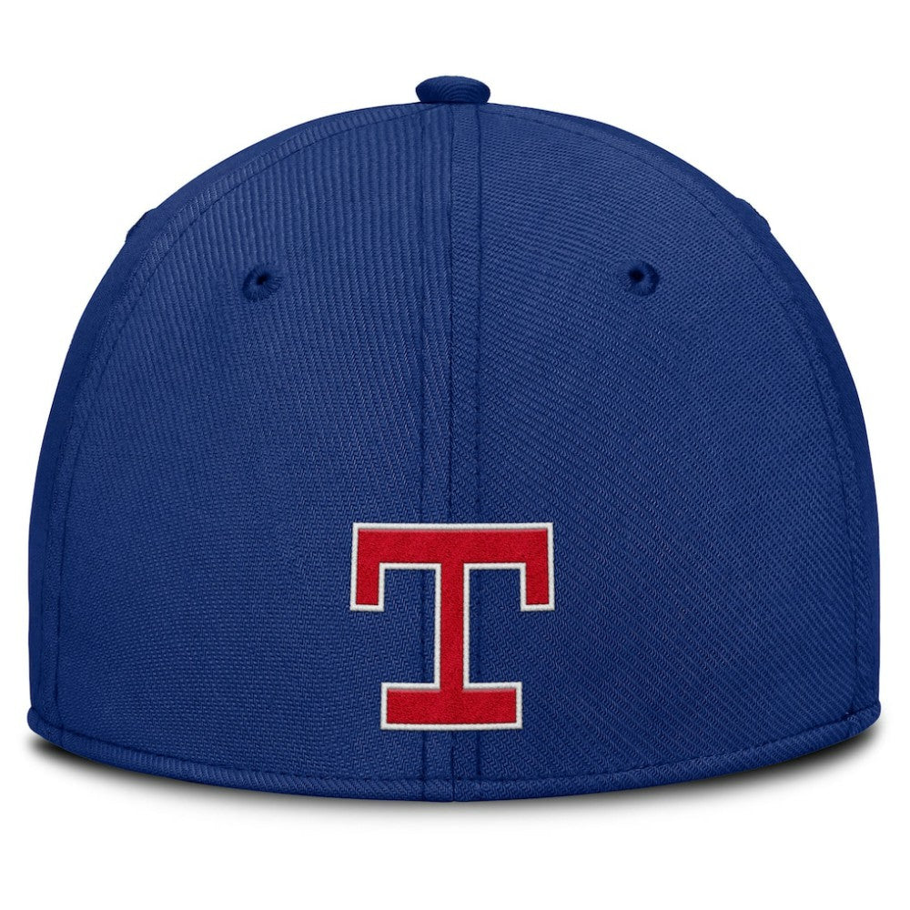 Texas Rangers Rise Swoosh Performance Flex Hat Gray/Royal | Nike