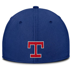 Texas Rangers Rise Swoosh Performance Flex Hat Gray/Royal | Nike