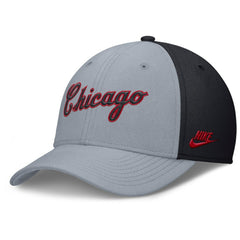 Chicago White Sox Rise Swoosh Performance Flex Hat Gray/Navy | Nike