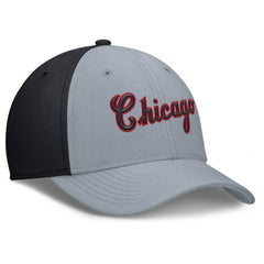 Chicago White Sox Rise Swoosh Performance Flex Hat Gray/Navy | Nike