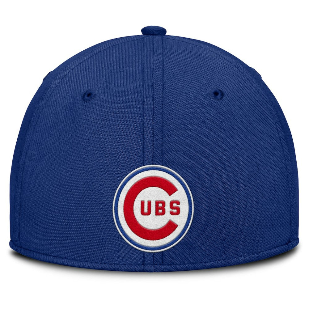 Chicago Cubs Rise Swoosh Performance Flex Hat Royal/Light Blue | Nike