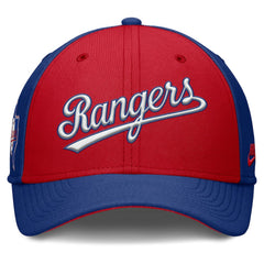 Texas Rangers Rise Swoosh Performance Flex Hat Royal/Red | Nike