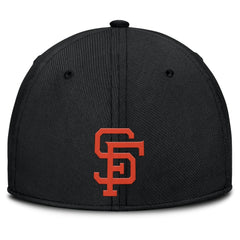San Francisco Giants Rise Swoosh Performance Flex Hat Black/Orange | Nike