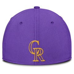 Colorado Rockies 2025 City Connect Rise Swoosh Performance Flex Hat Purple | Nike
