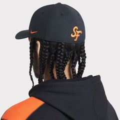 San Francisco Giants 2025 City Connect Rise Swoosh Performance Flex Hat Black | Nike