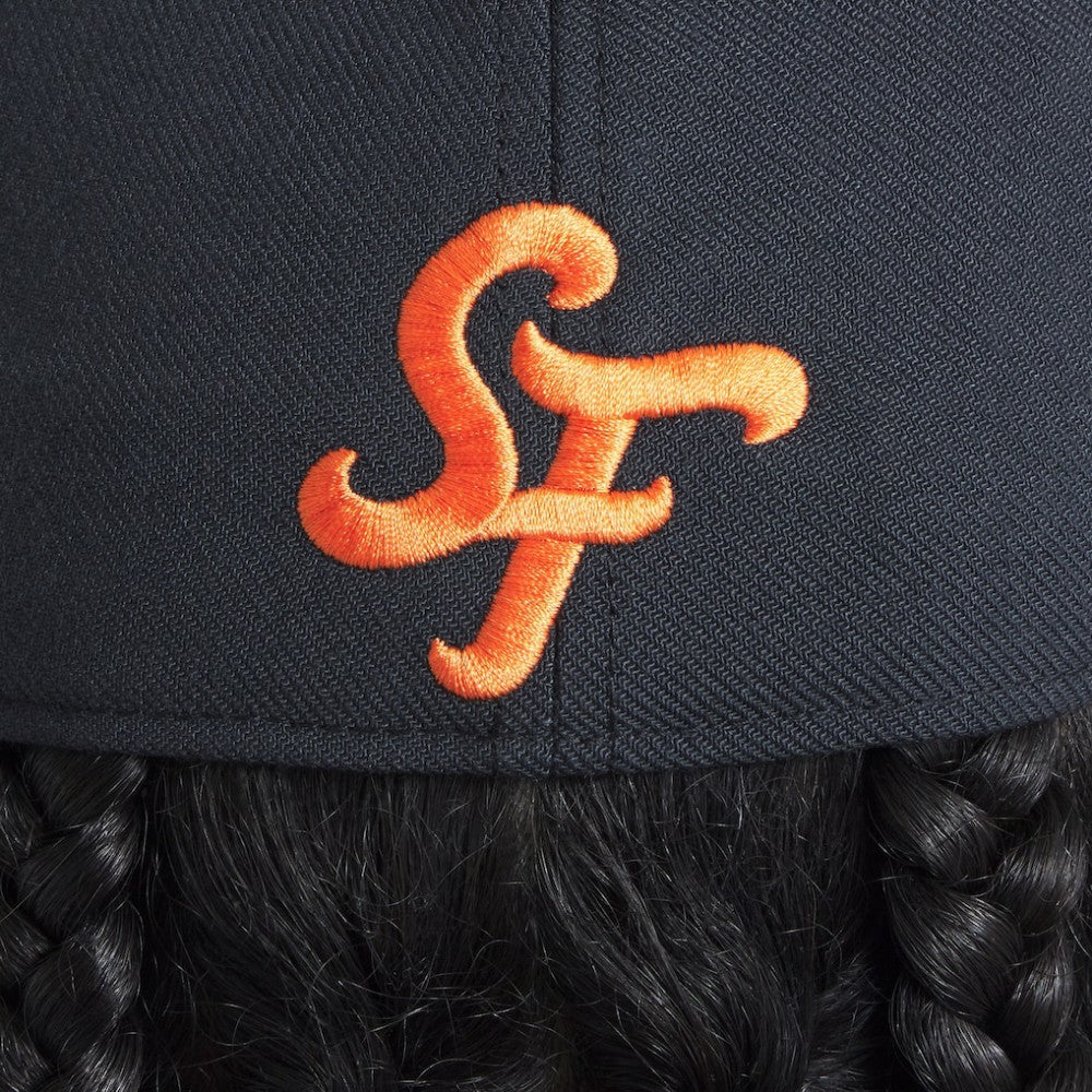 San Francisco Giants 2025 City Connect Rise Swoosh Performance Flex Hat Black | Nike