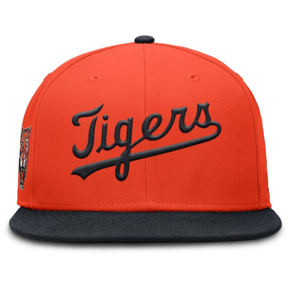 Detroit Tigers Cooperstown Two-Tone Dri-FIT Round Bill True Fitted Hat Orange | Nike