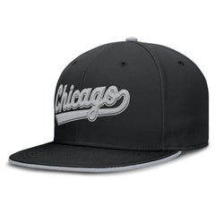 Chicago White Sox Primetime Dri-FIT Round Bill True Fitted Hat Black | Nike