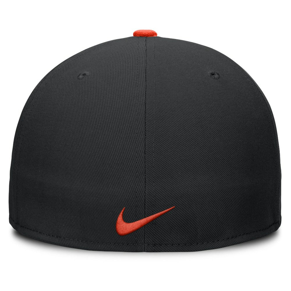 Baltimore Orioles Primetime Dri-FIT Round Bill True Fitted Hat Black | Nike