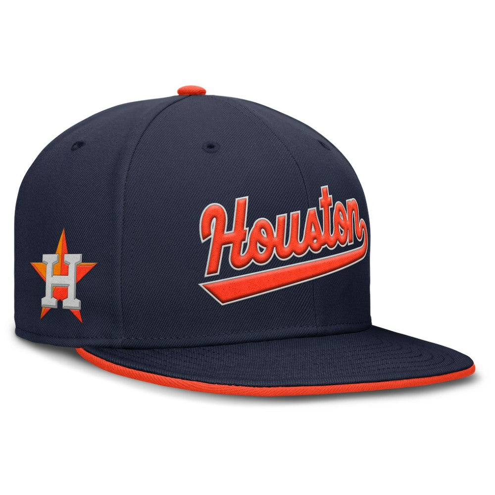 Houston Astros Primetime Dri-FIT Round Bill True Fitted Hat Navy | Nike