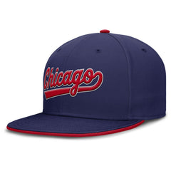 Chicago Cubs Primetime Dri-FIT Round Bill True Fitted Hat Royal | Nike