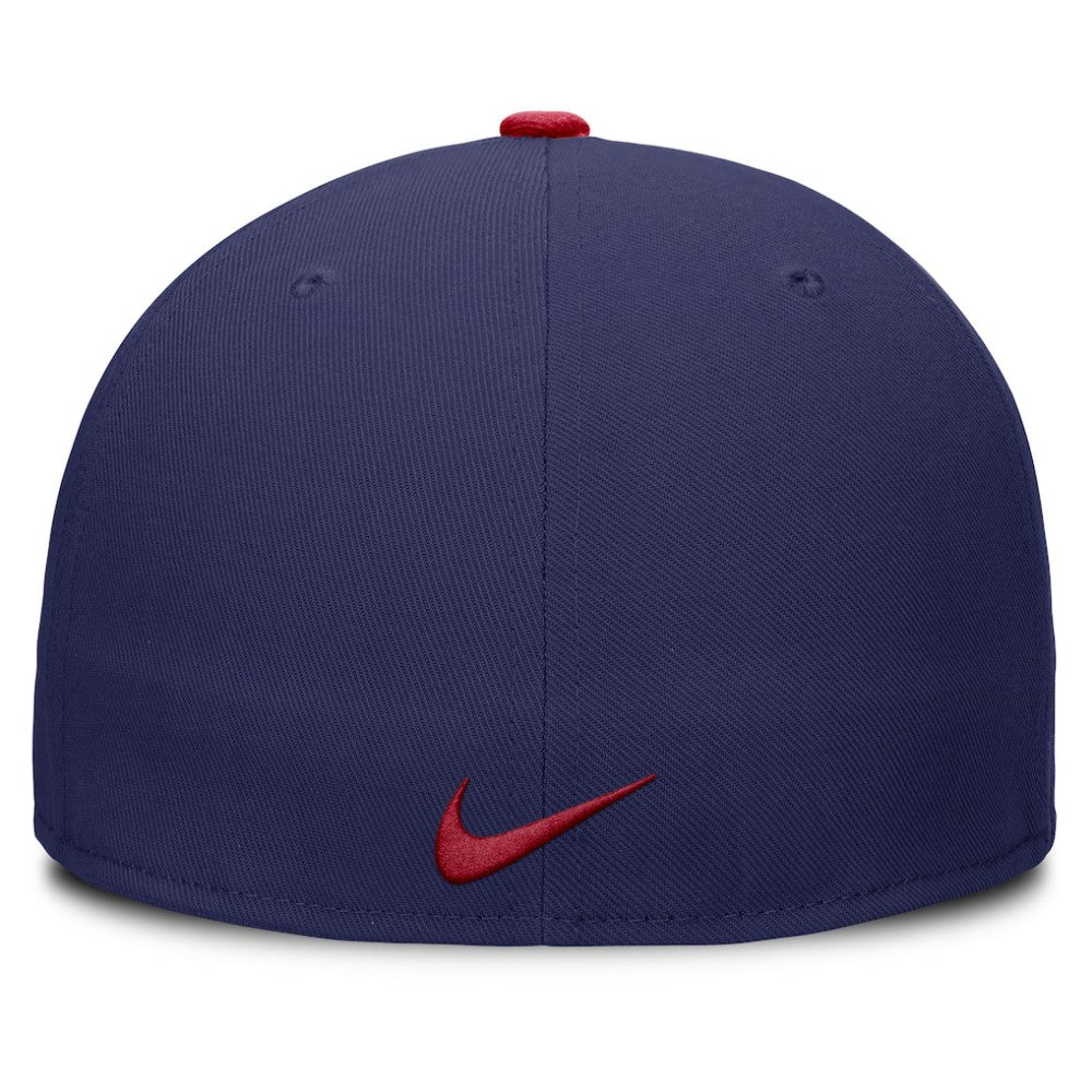Chicago Cubs Primetime Dri-FIT Round Bill True Fitted Hat Royal | Nike