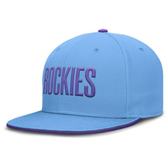 Colorado Rockies 2025 City Connect True Performance Fitted Hat Light Blue | Nike