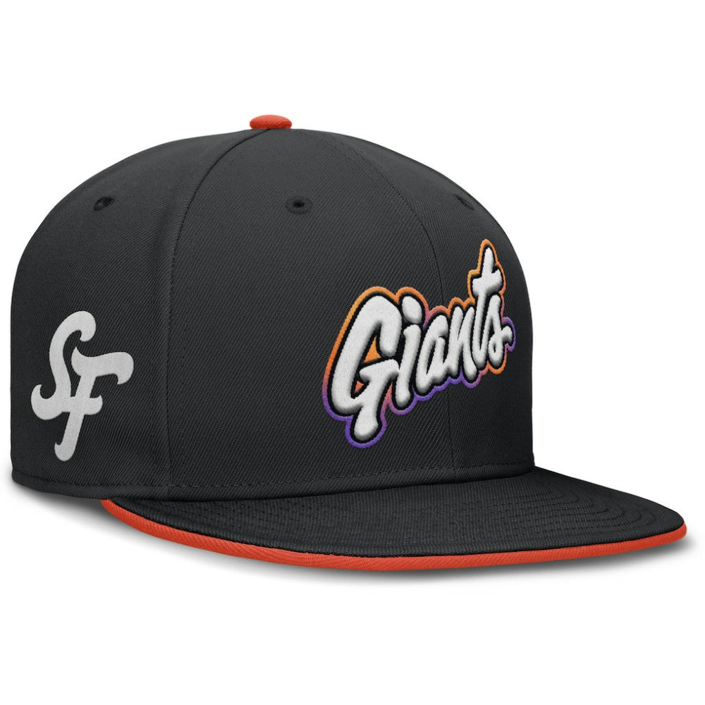 San Francisco Giants 2025 City Connect True Performance Fitted Hat Black | Nike