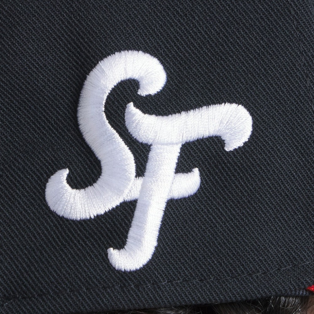 San Francisco Giants 2025 City Connect True Performance Fitted Hat Black | Nike