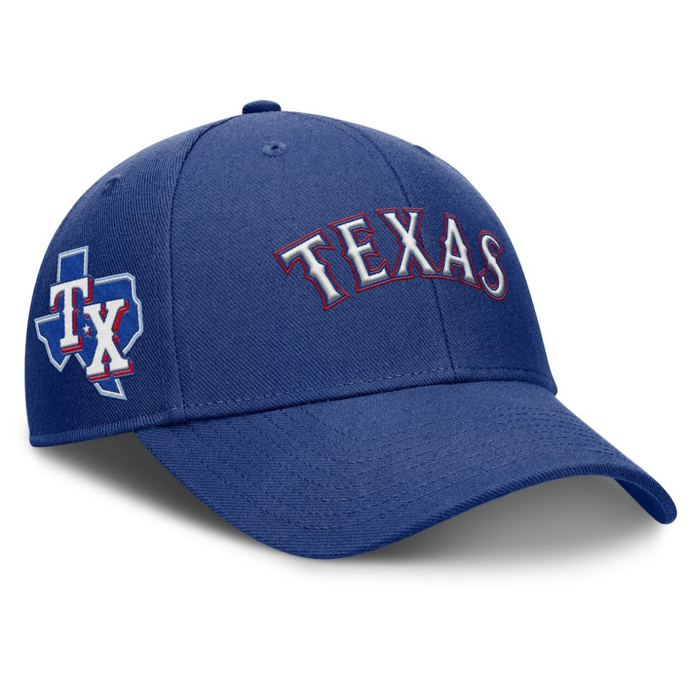 Texas Rangers Rise Gaberdine Adjustable Hat Royal | Nike