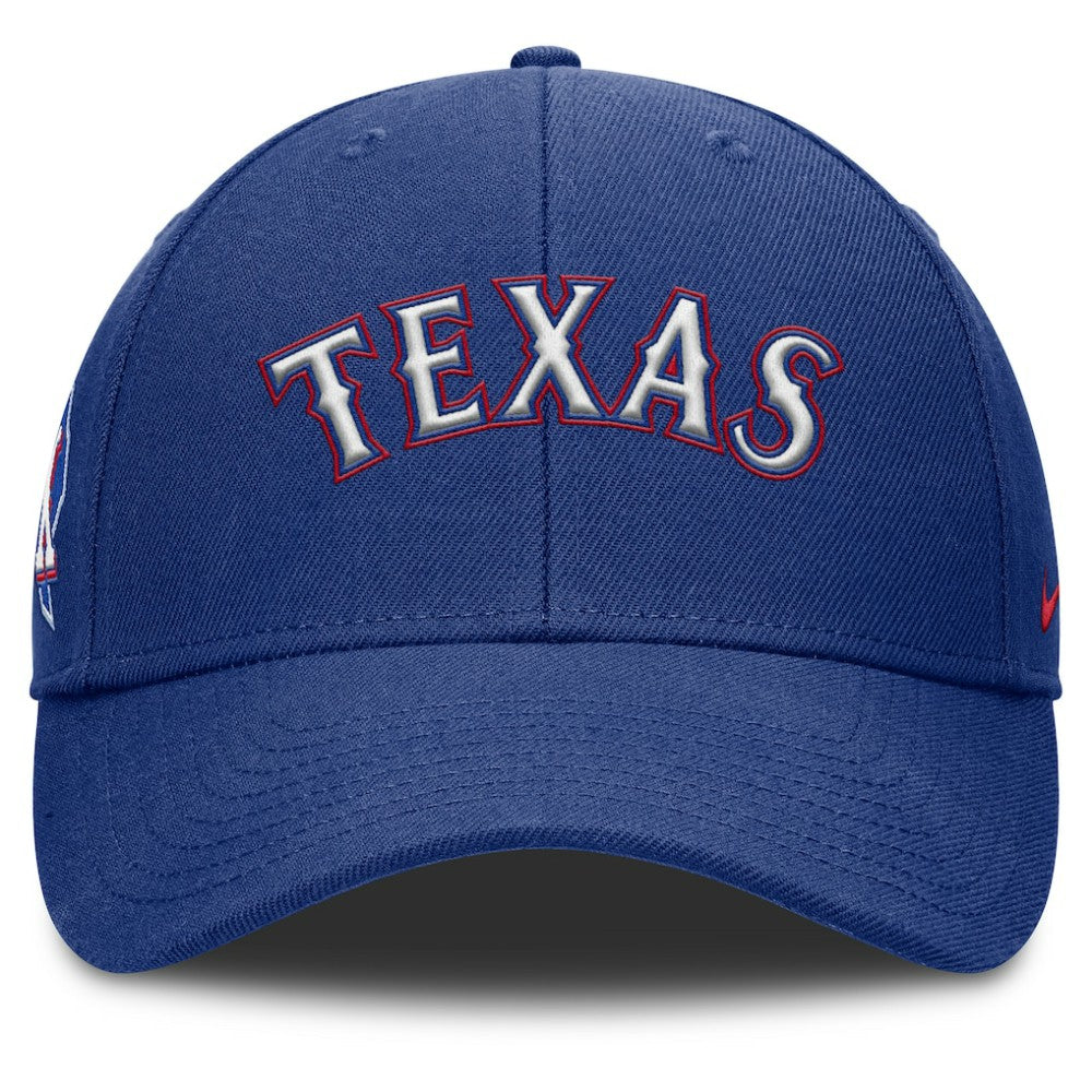 Texas Rangers Rise Gaberdine Adjustable Hat Royal | Nike