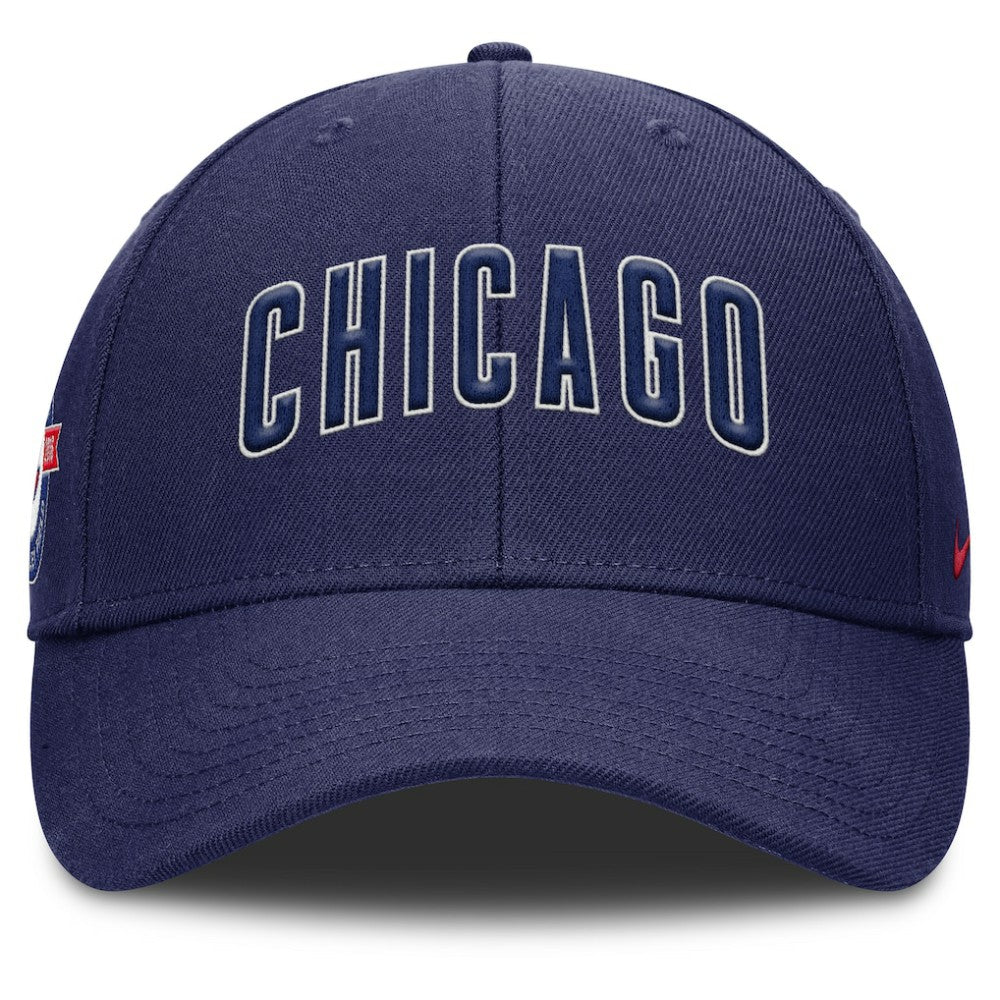 Chicago Cubs Rise Gaberdine Adjustable Hat Navy | Nike