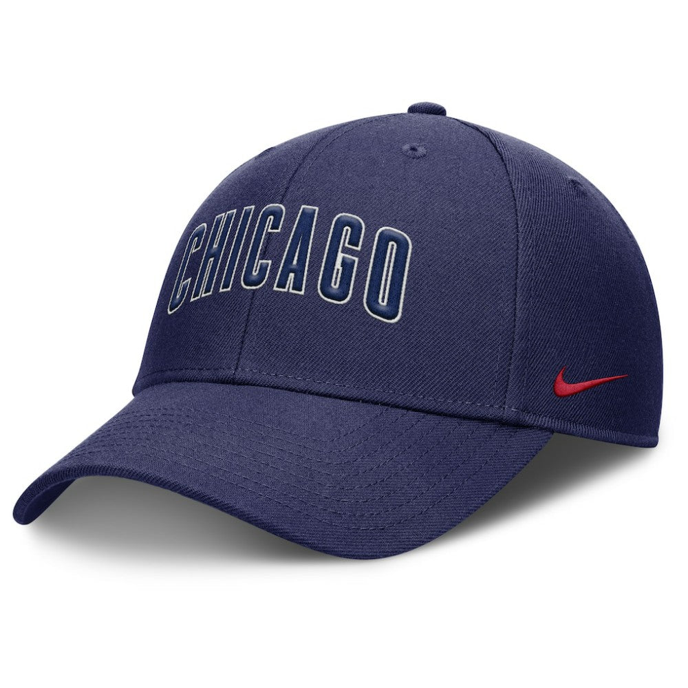 Chicago Cubs Rise Gaberdine Adjustable Hat Navy | Nike