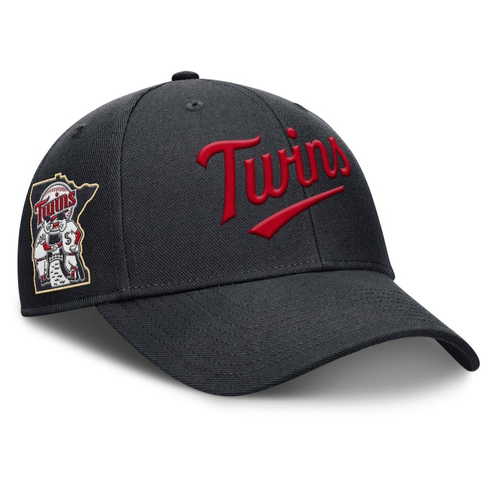 Minnesota Twins Rise Gaberdine Adjustable Hat Navy | Nike