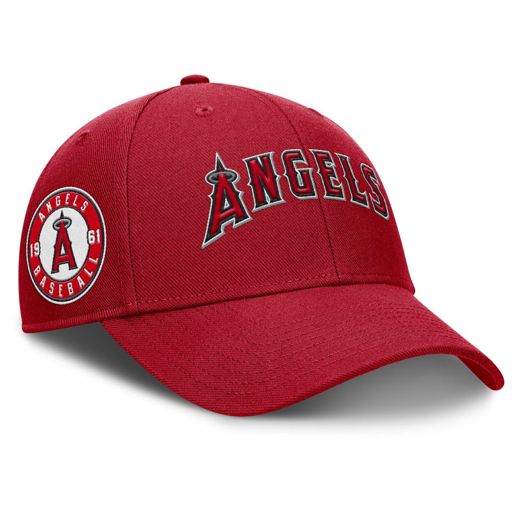 Los Angeles Angels Rise Gaberdine Adjustable Hat Red | Nike