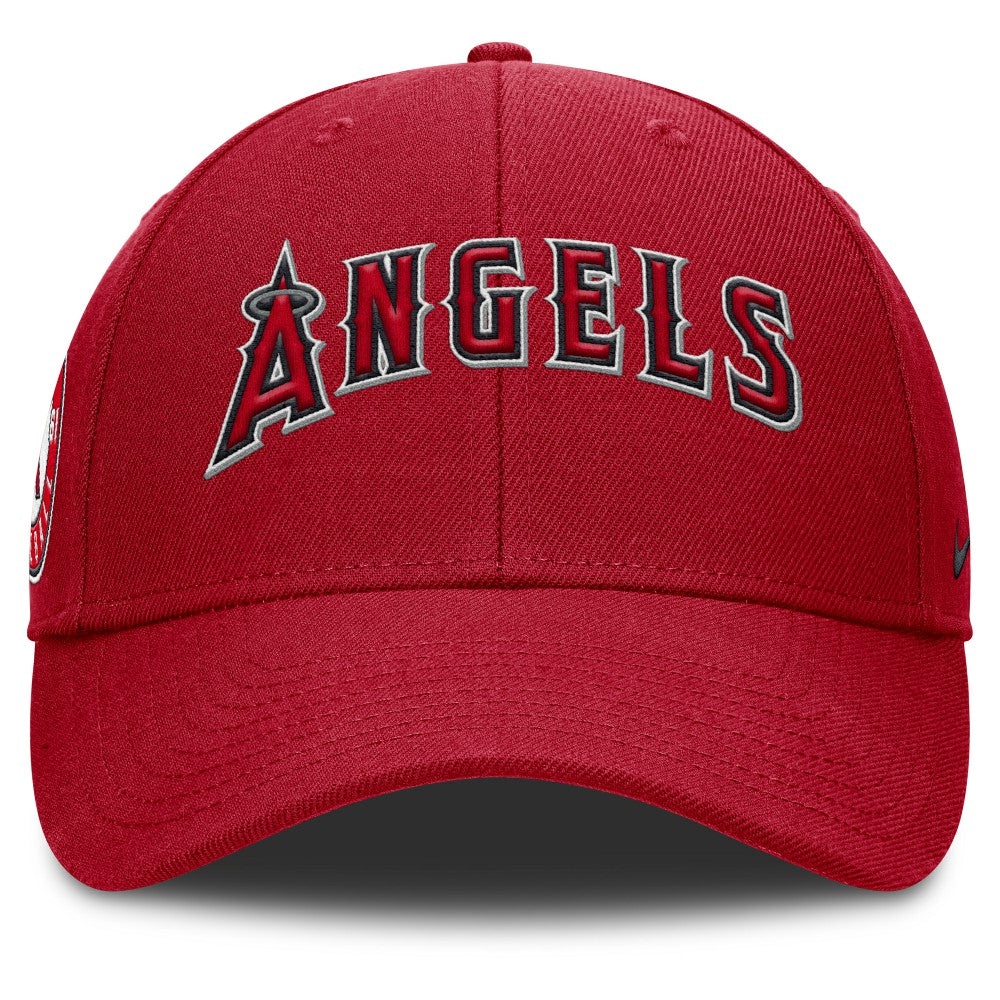 Los Angeles Angels Rise Gaberdine Adjustable Hat Red | Nike