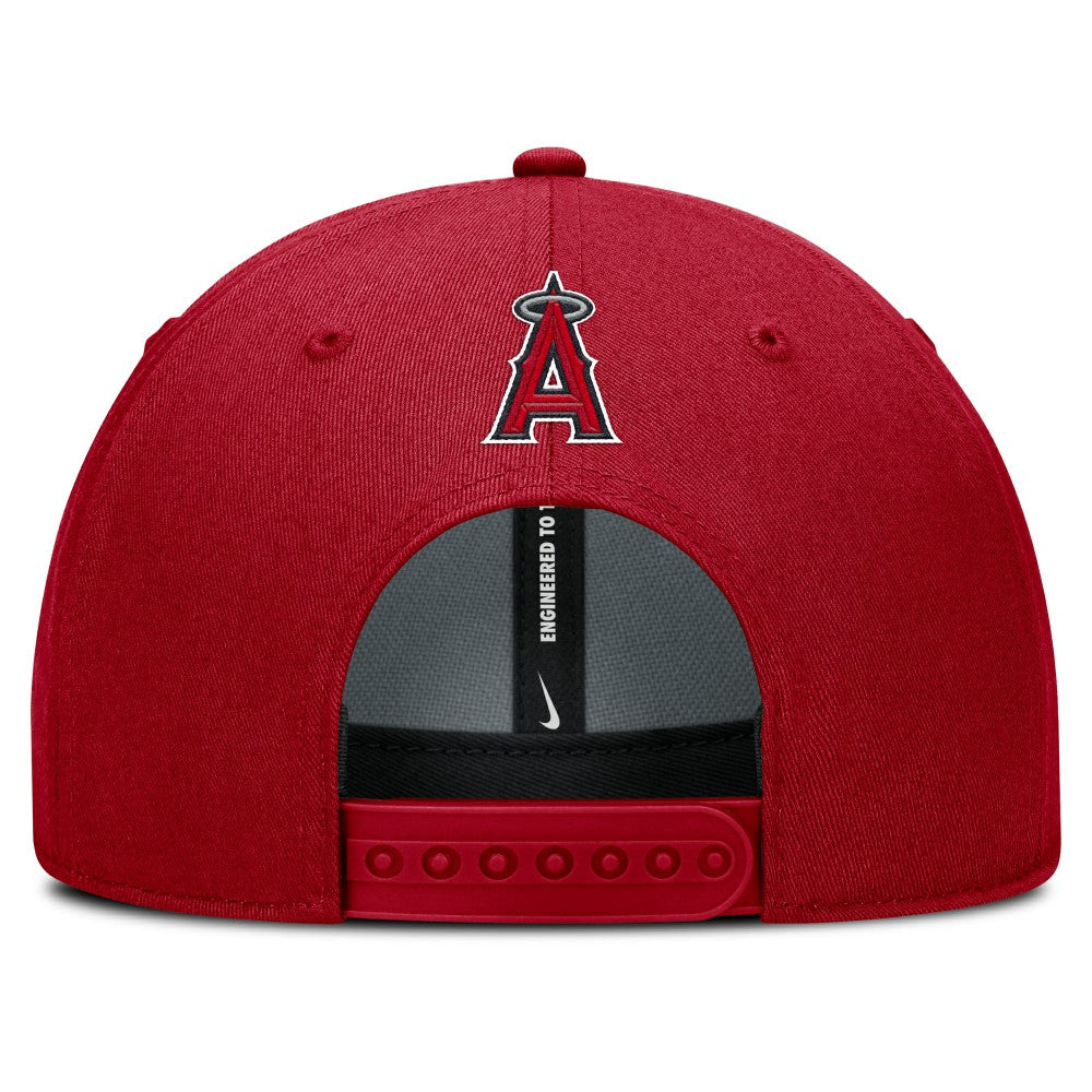 Los Angeles Angels Rise Gaberdine Adjustable Hat Red | Nike
